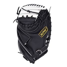 Star Sports Baseball Catcher's Mitt Power Play WG-1100L-03  12-inch Lightweight 450g Catcher's Glove in Trendy Black for Right-Handed Throwers (Left Hand Wear)